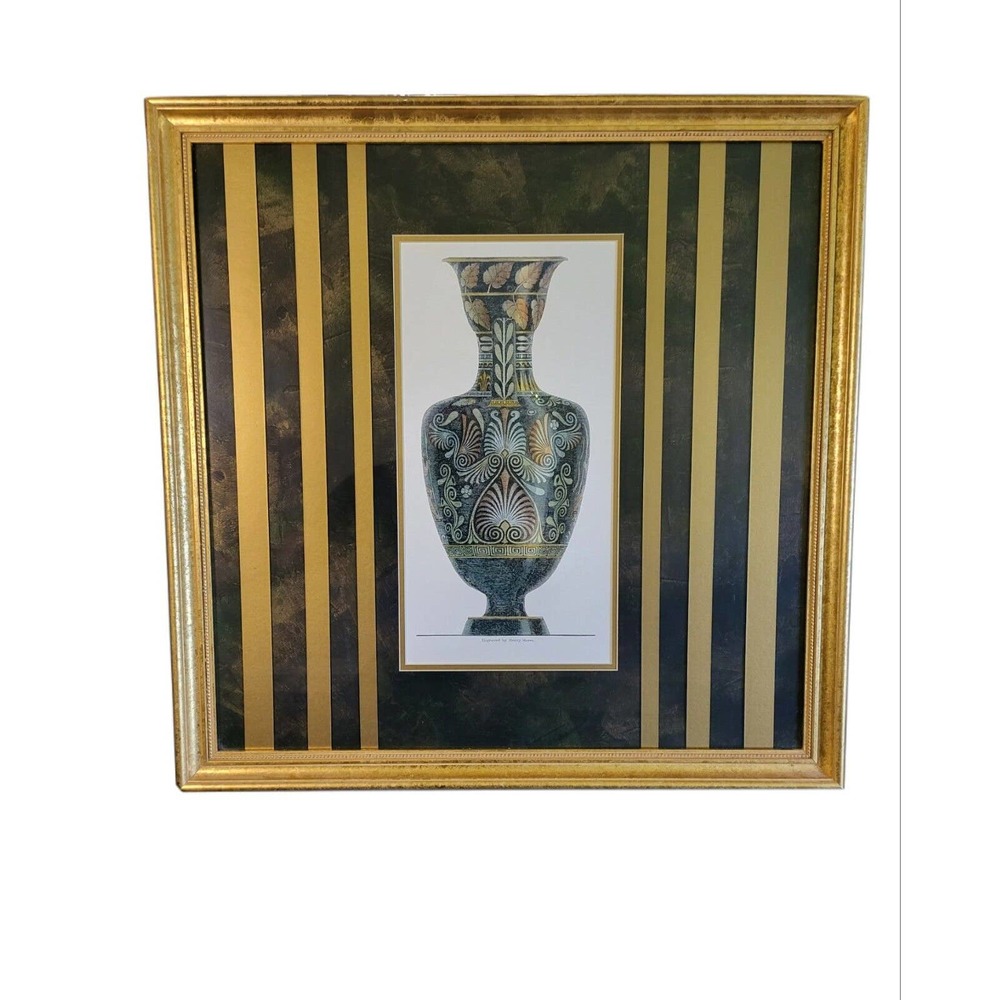 Henry Moses Large Scale Neoclassical Etruscan Urn Engraving Print plate 6